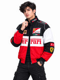 Men’s Scuderia Ferrari Racing Jacket – Black, Red & White