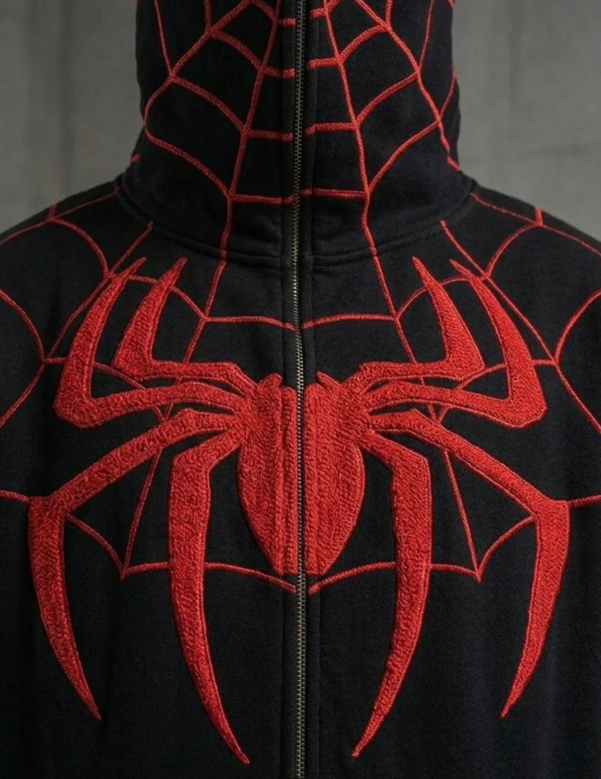 Spider embroided Hoodie