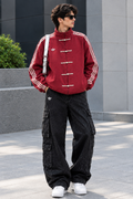 CNY-INSPIRED PREMIUM DUSTY RED SUEDE JACKET| AURIXWEAR_in
